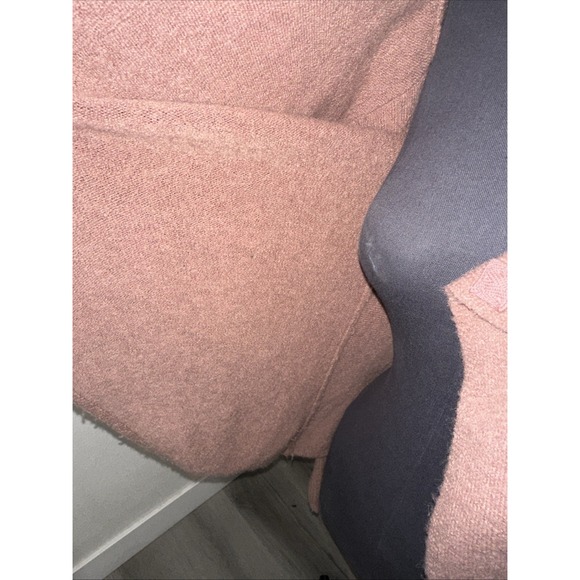 Free People Cardigan Wool Alpaca Swing Long Sleeve Snap Collar Size L - Picture 10 of 13